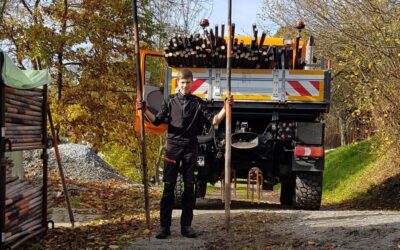 Eine Woche lang Arbeitsleben schnuppern! – Praktikant Quirin Schneider im Bauhof Hunding